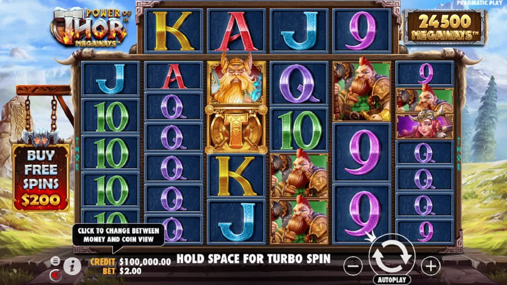 Petir Keberuntungan dan Hadiah di Power Of Thor Megaways