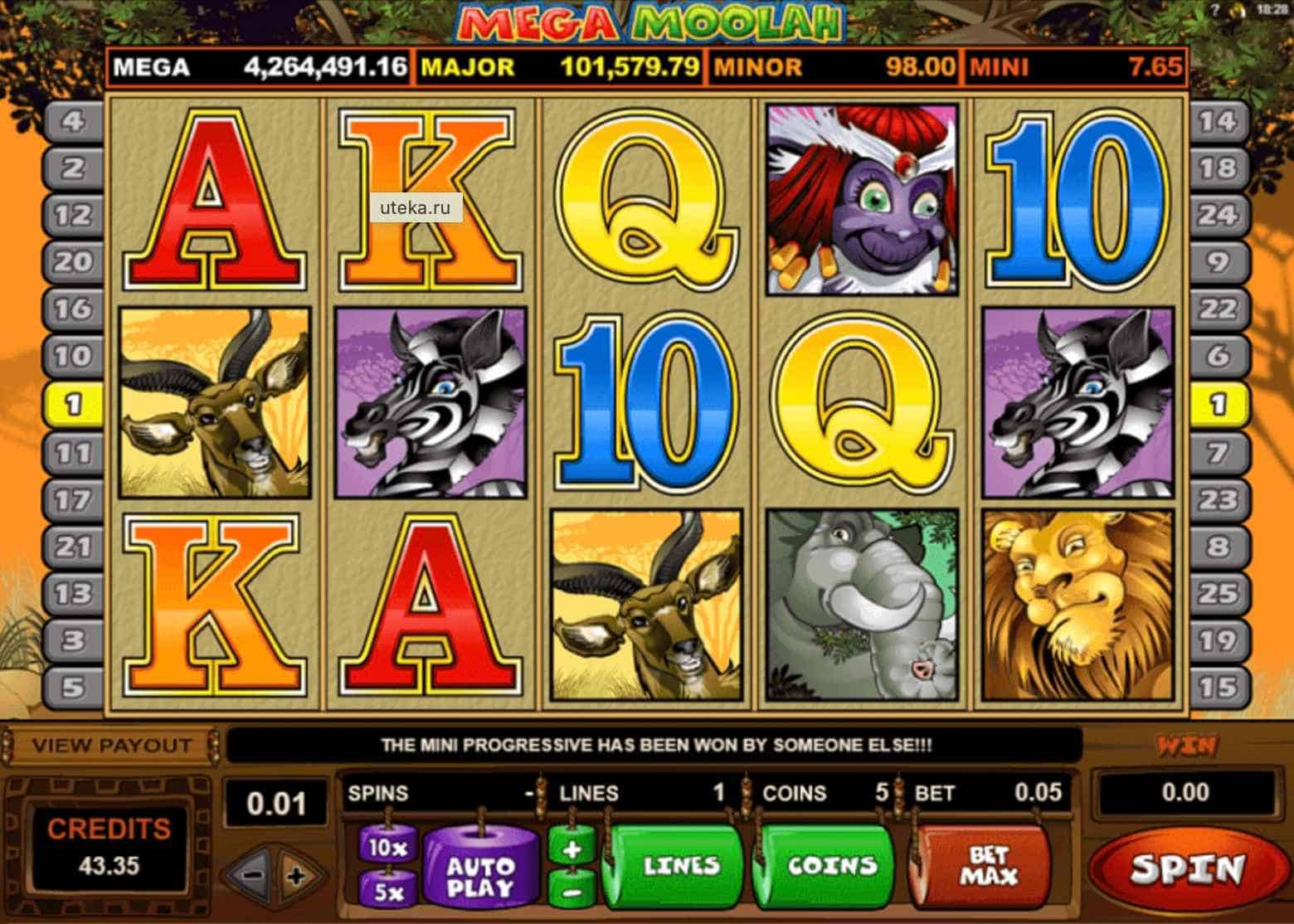 Safari Penuh Keseruan & Jackpot Gede Mega Moolah OLE777
